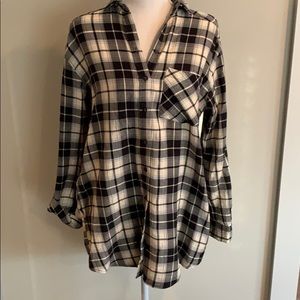 Long flannel with pockets